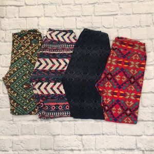 LuLaRoe | OS Tribal Leggings Bundle